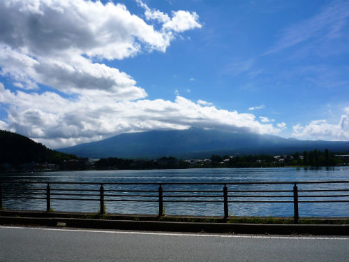 河口湖からの富士さん